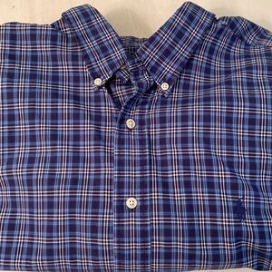 2/$32 Ralph Lauren Blake blue- white buttons down shirt